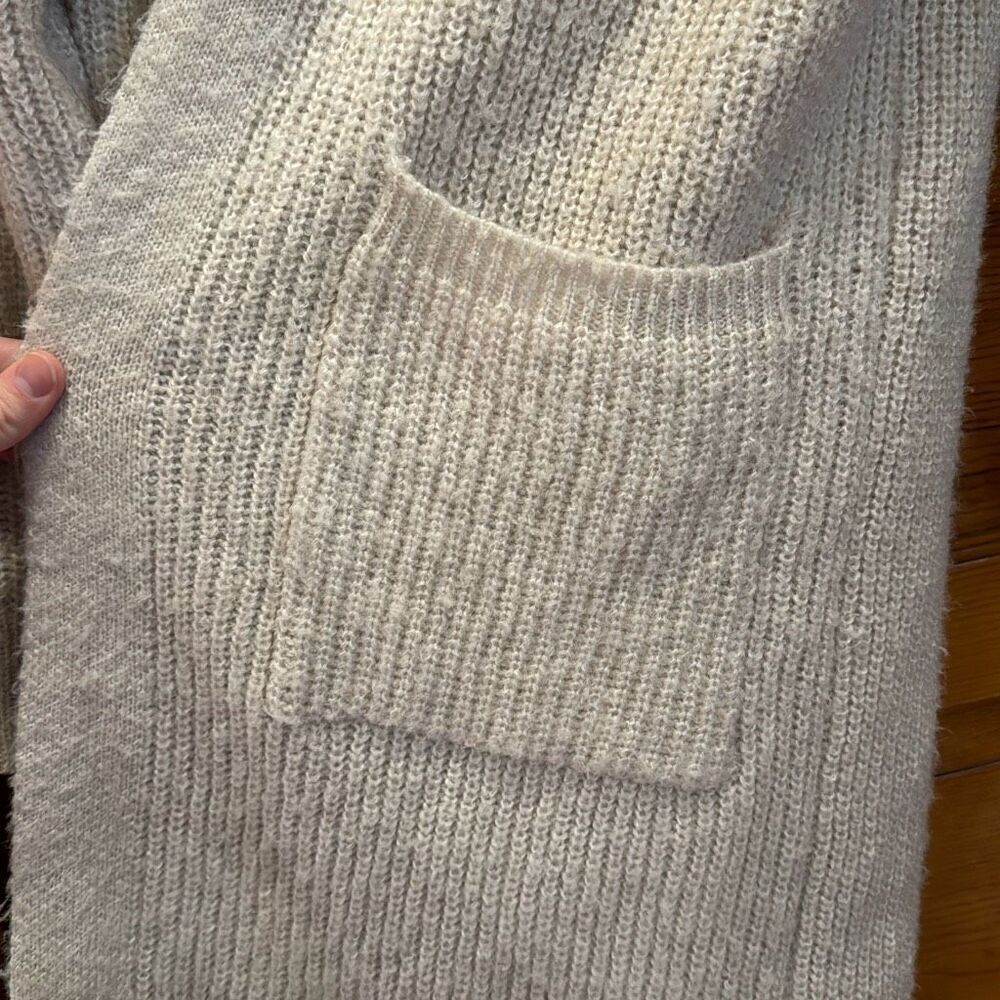 Apparis Joey 2 Cream Colored Open Knit Cardigan Women’s Extra Small - Picture 4 of 7